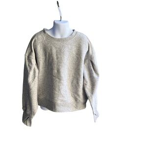 Boys' Long Sleeve Fleece T-Shirt All in Motion Gray M 8